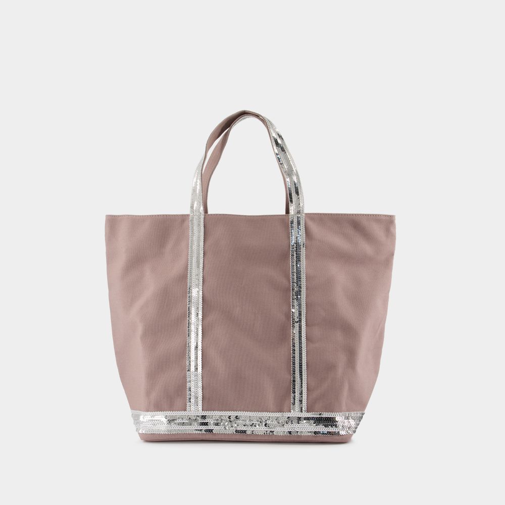 Shop Vanessa Bruno Cabas L Shopper Bag -  - Cotton - Grey