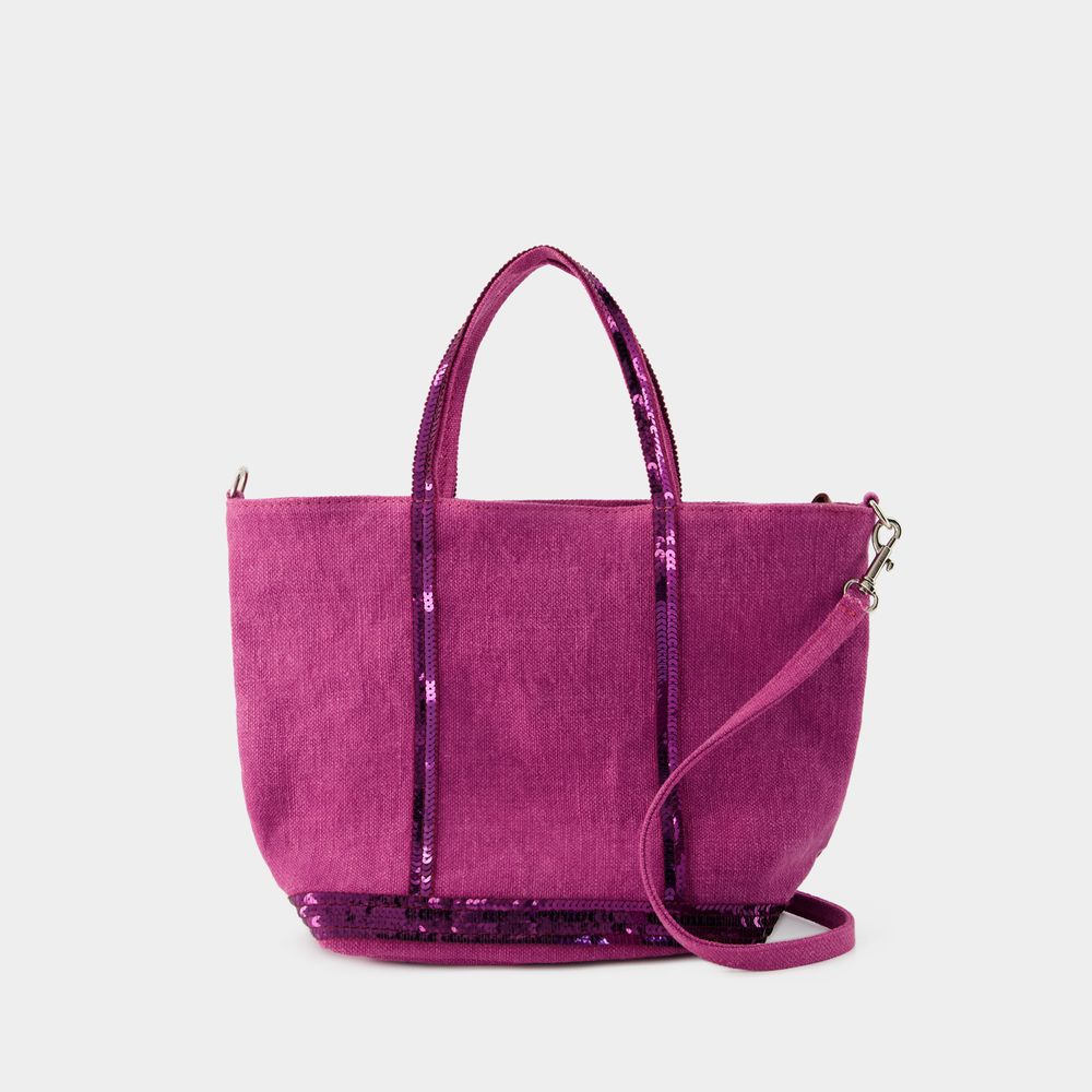 Shop Vanessa Bruno Cabas S Shopper Bag -  - Linen - Pink Sorbet