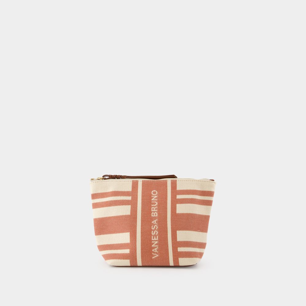 Shop Vanessa Bruno Pouch -  - Cotton - Brown