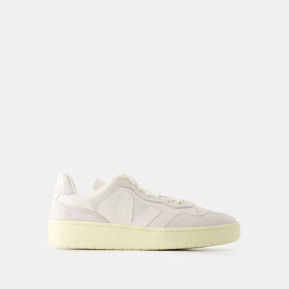 Veja V-90 Sneakers -  - Leather - White