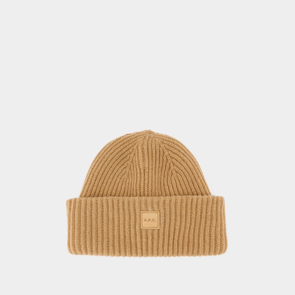 Shop Apc Michelle Beanie - A.p.c. - Wool - Camel In Brown