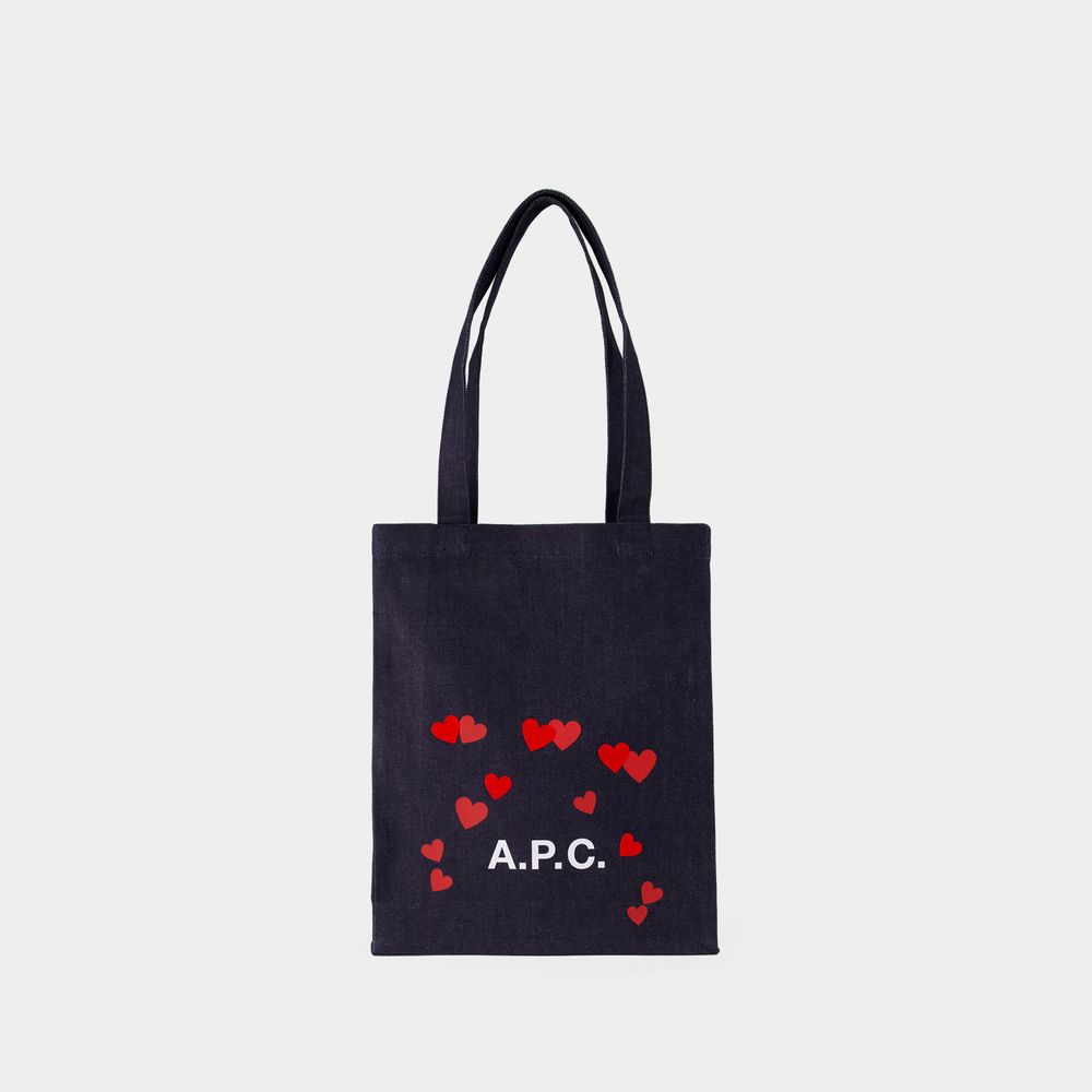Shop Apc Lou Blondie Shopper Bag - A.p.c. - Cotton - Blue