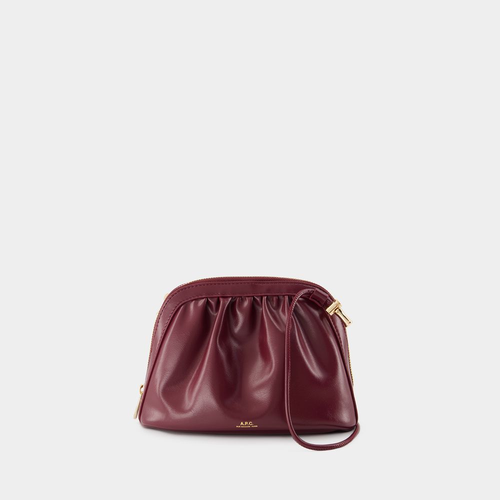 Apc Bourse Ninon Crossbody - A.p.c. - Synthetic - Burgundy In Burgundy