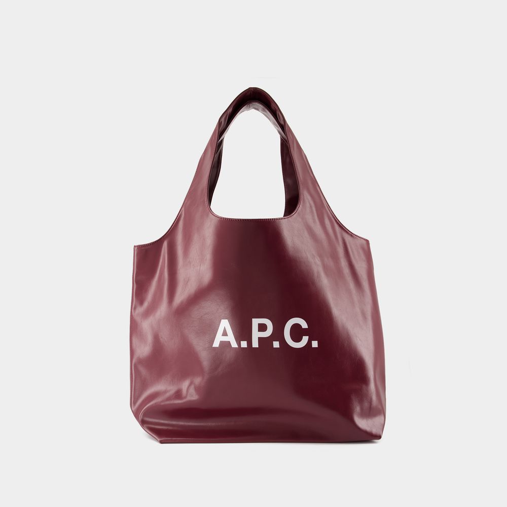 Shop Apc Ninon Shopper Bag - A.p.c. - Synthetic - Burgundy