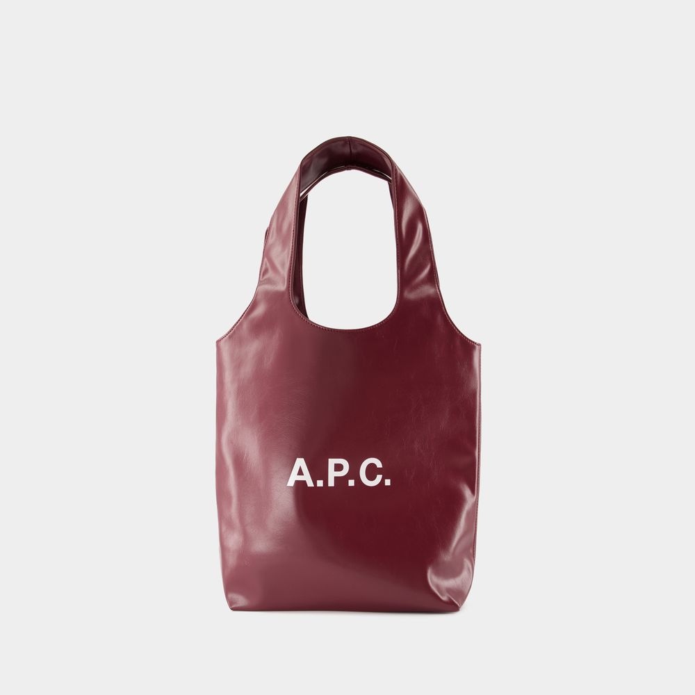 Apc Ninon Small Shopper Bag - A.p.c. - Synthetic - Burgundy In Burgundy