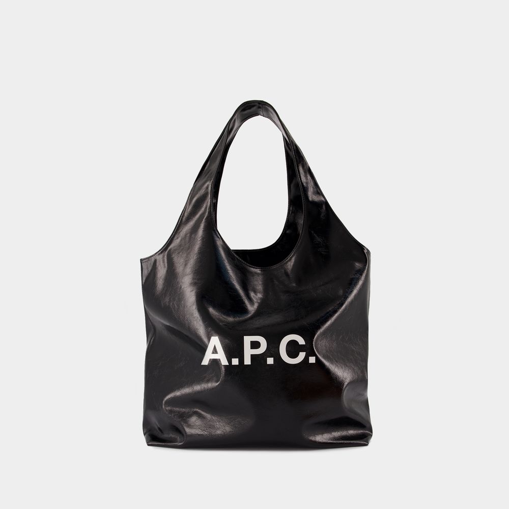 Apc Ninon Shopper Bag - A.p.c. - Synthetic - Black In Black