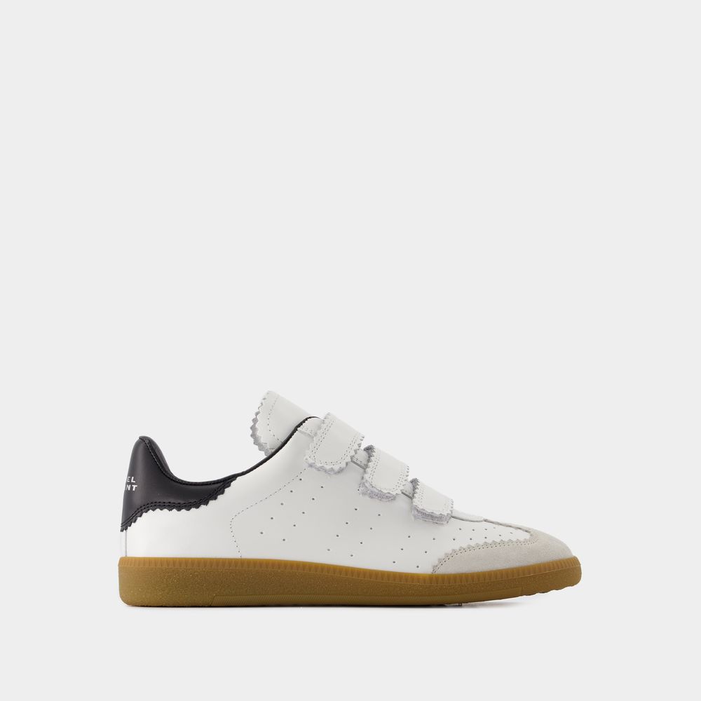 Shop Isabel Marant Beth Sneakers -  - Leather - White