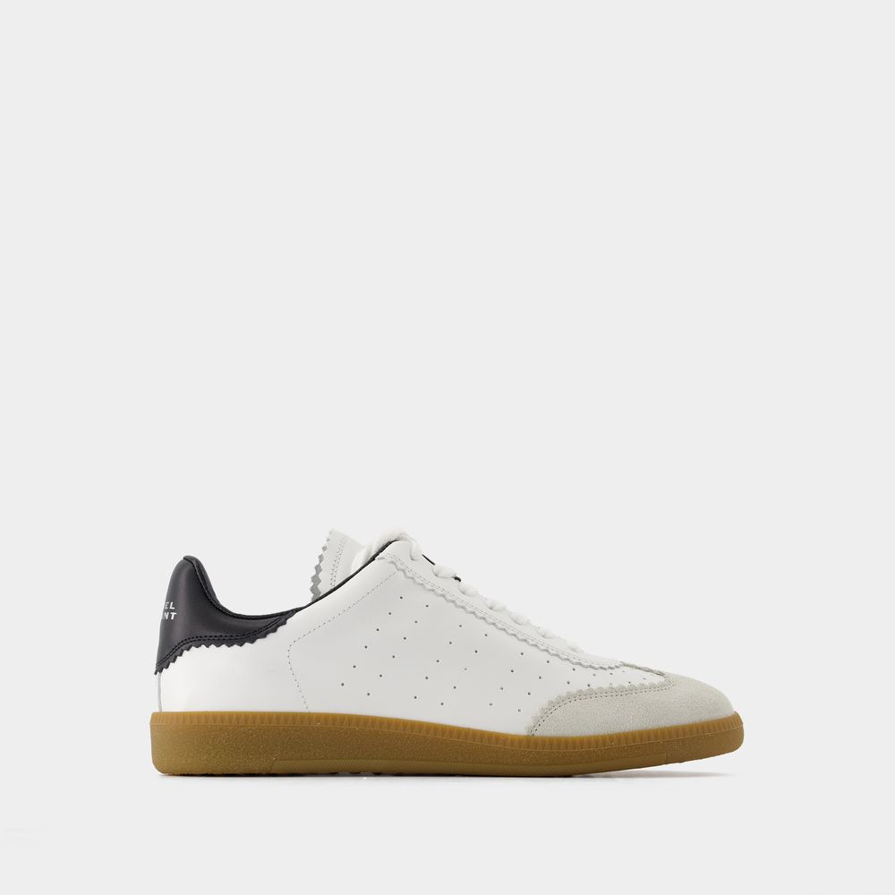 Shop Isabel Marant Bryce Sneakers -  - Leather - White