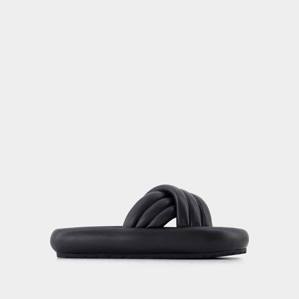 Shop Isabel Marant Niloo-gb Sandals -  - Black - Leather