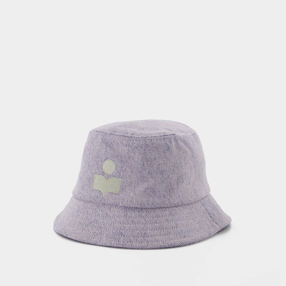 Shop Isabel Marant Haley-gb Hat -  -  Lilac - Cotton In Purple