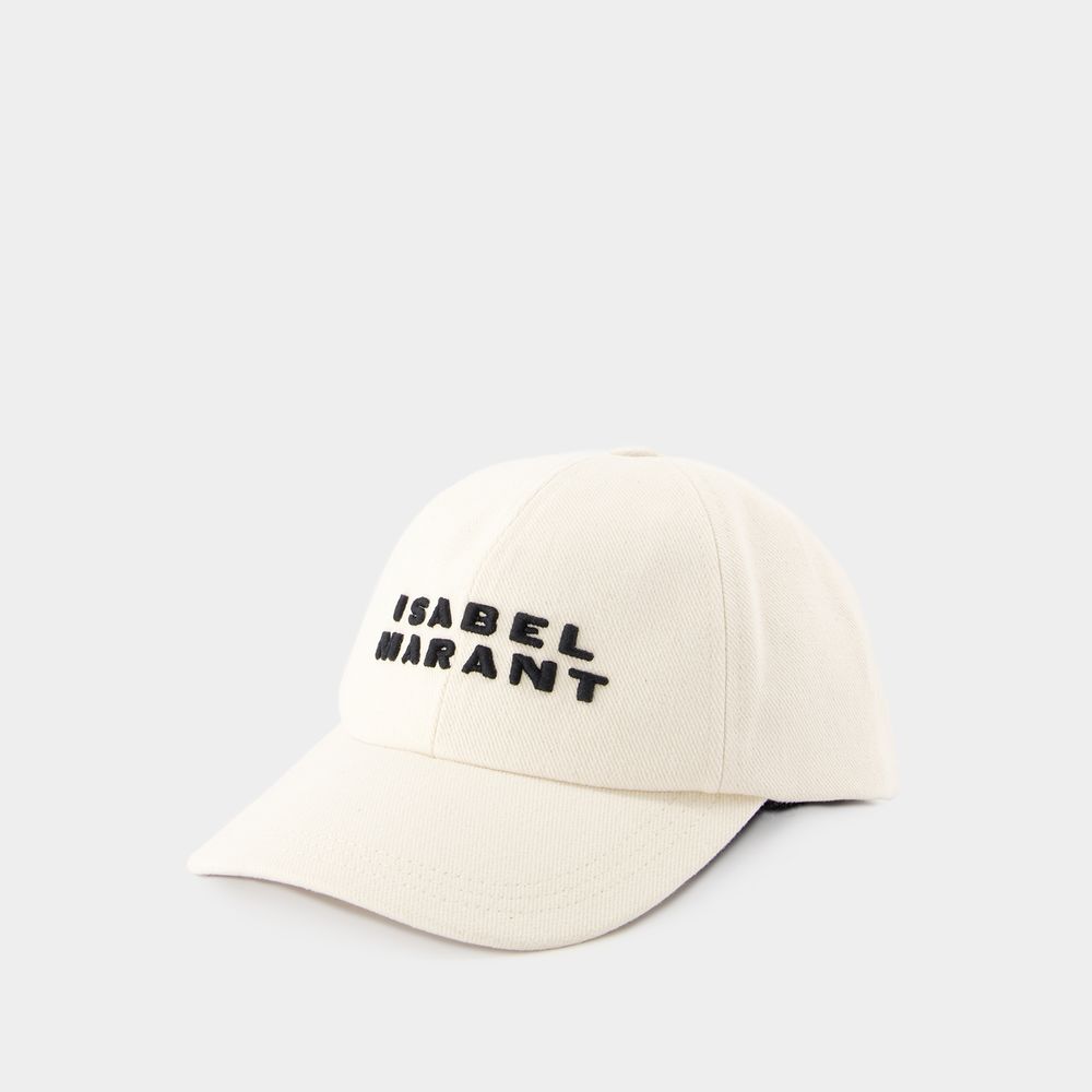 Shop Isabel Marant Tyron Cap - - Cotton - Beige
