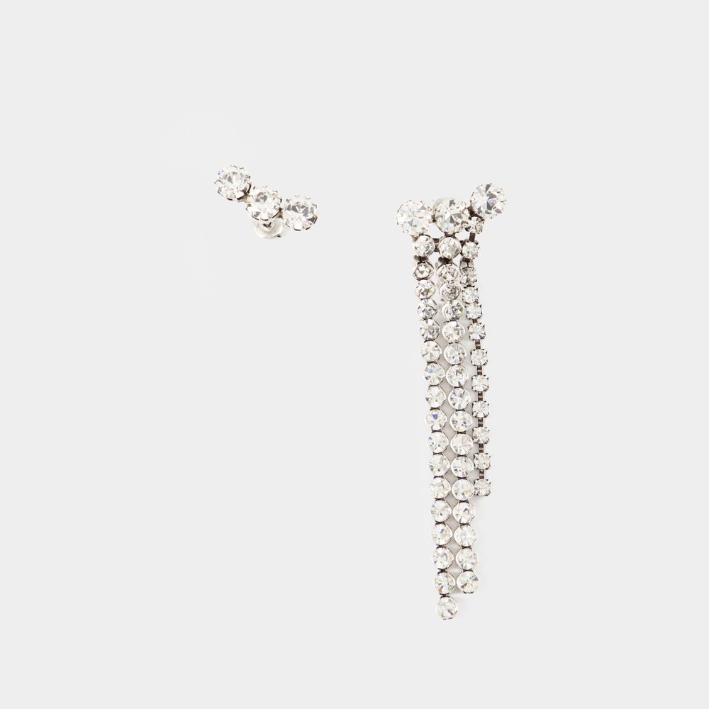 Isabel Marant Half Lonf Earrings -  - Metal - Silver In Metallic