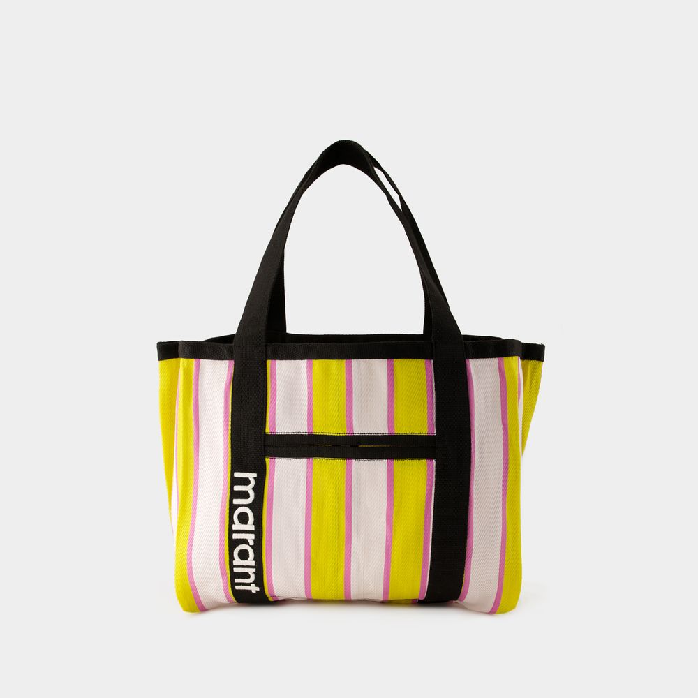 Shop Isabel Marant Darwen Shopper Bag -  - Nylon - Yellow