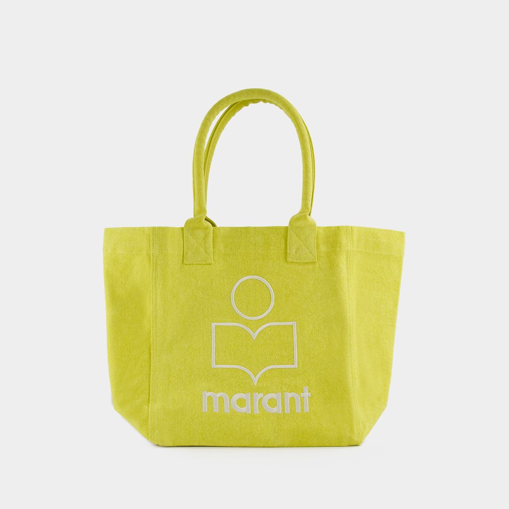 Shop Isabel Marant Small Yenky Shopper Bag -  - Cotton - Yellow