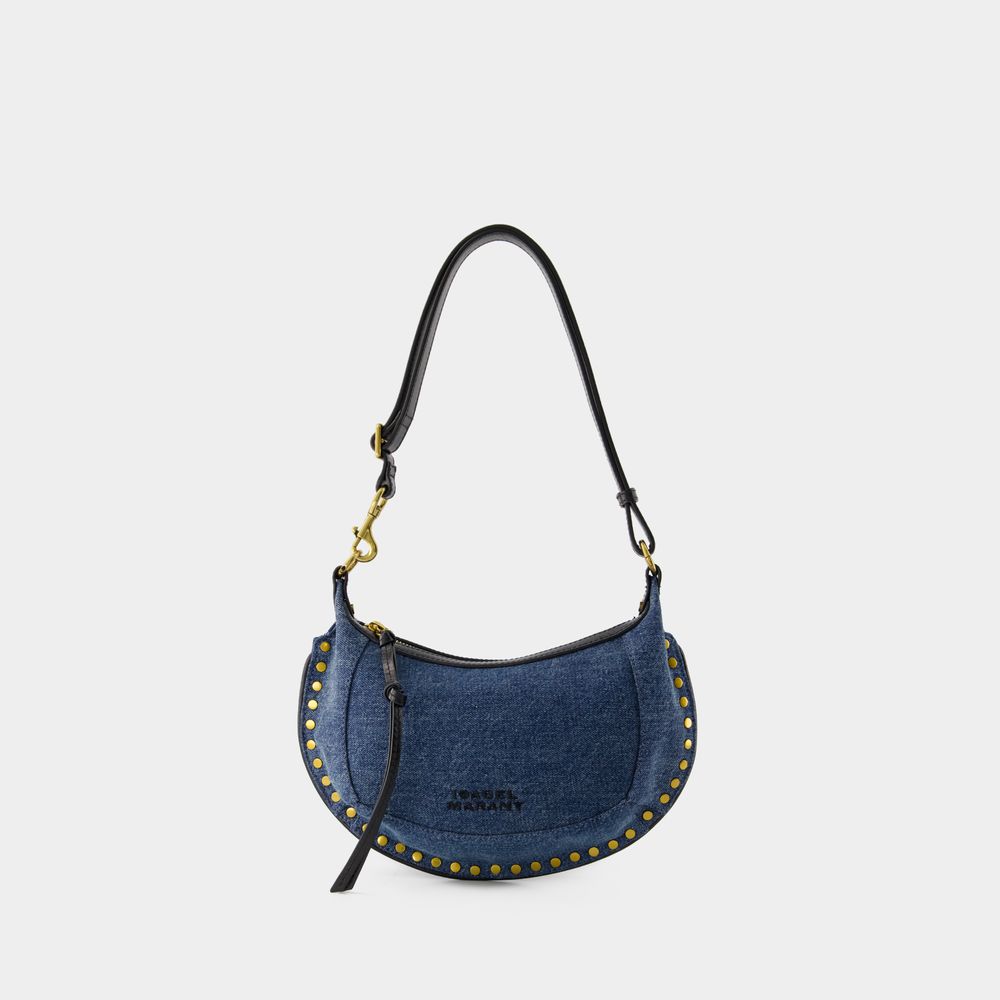 Isabel Marant Oskan Moon Crossbody - - Cotton - Dark Blue In Blue