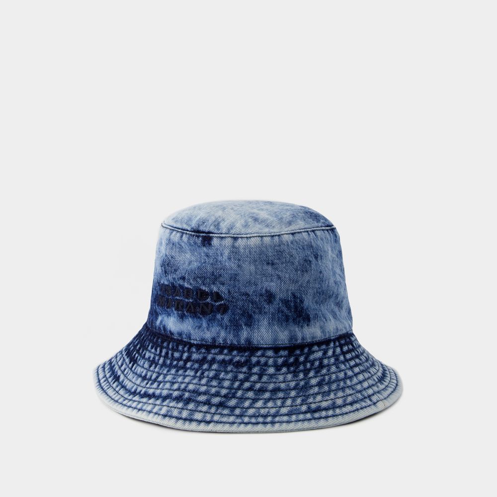 Isabel Marant Giorgia Bucket Hat -  - Cotton - Light Blue