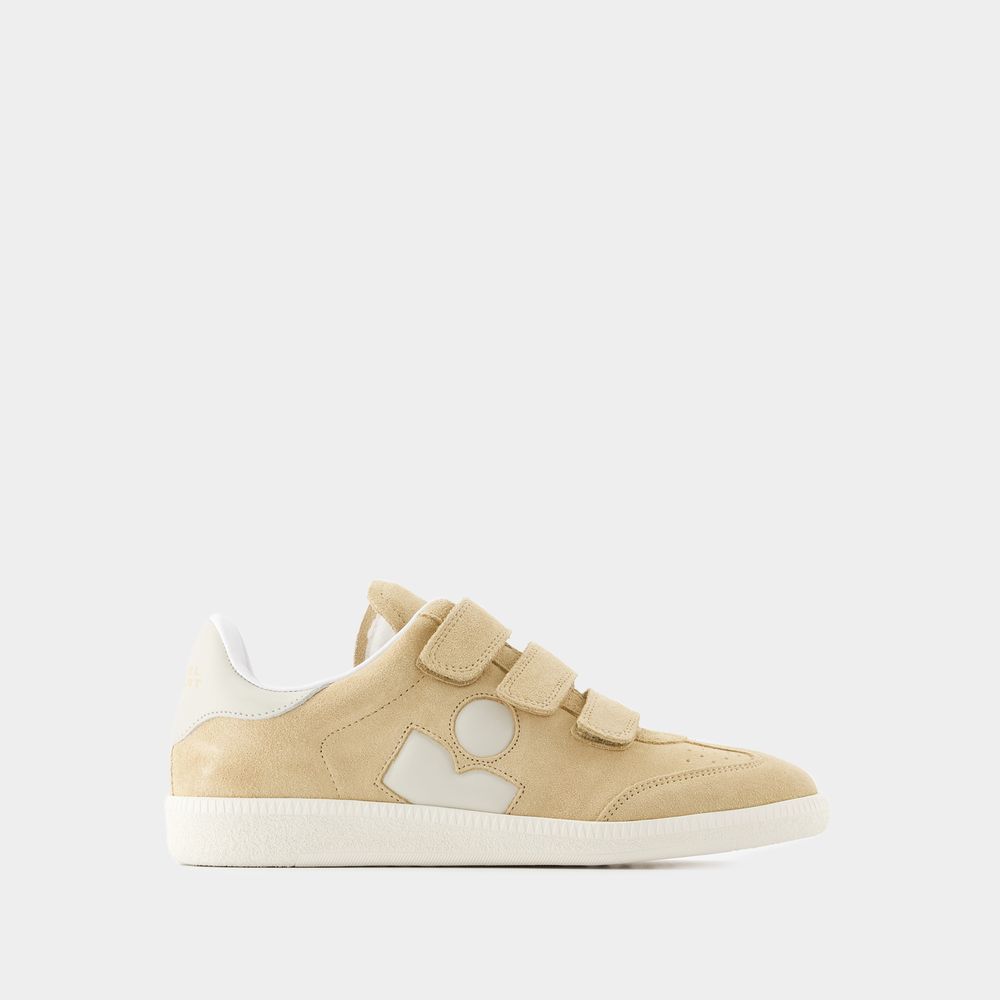 Shop Isabel Marant Beth Gd Sneakers -  - Leather - Brown