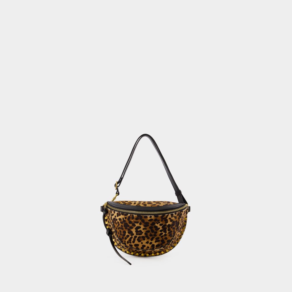 Isabel Marant Skano Shoulder Bag - - Leather - Leopard Print In Printed