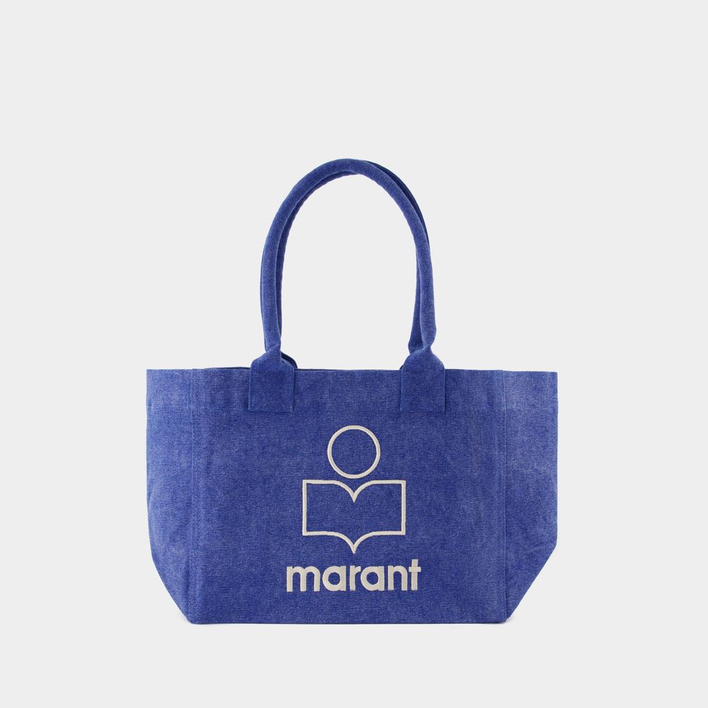 Isabel Marant Yenky Shoulder Bag - - Cotton - Blue In Blue