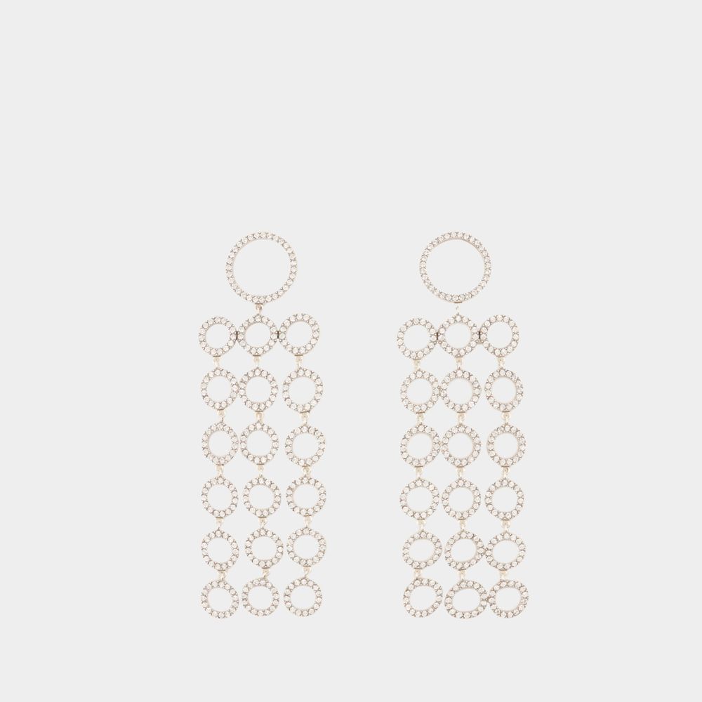 Shop Isabel Marant Earrings -  - Brass - Silver