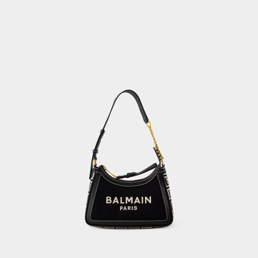 Balmain B-army Letter Shoulder Bag In White