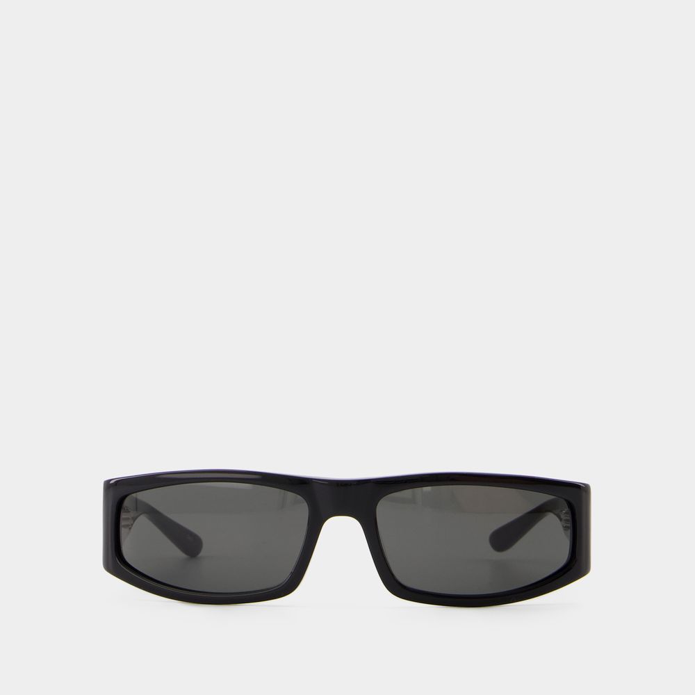 Shop Courrèges Tech Sunglasses - Courreges - Acetate - Black