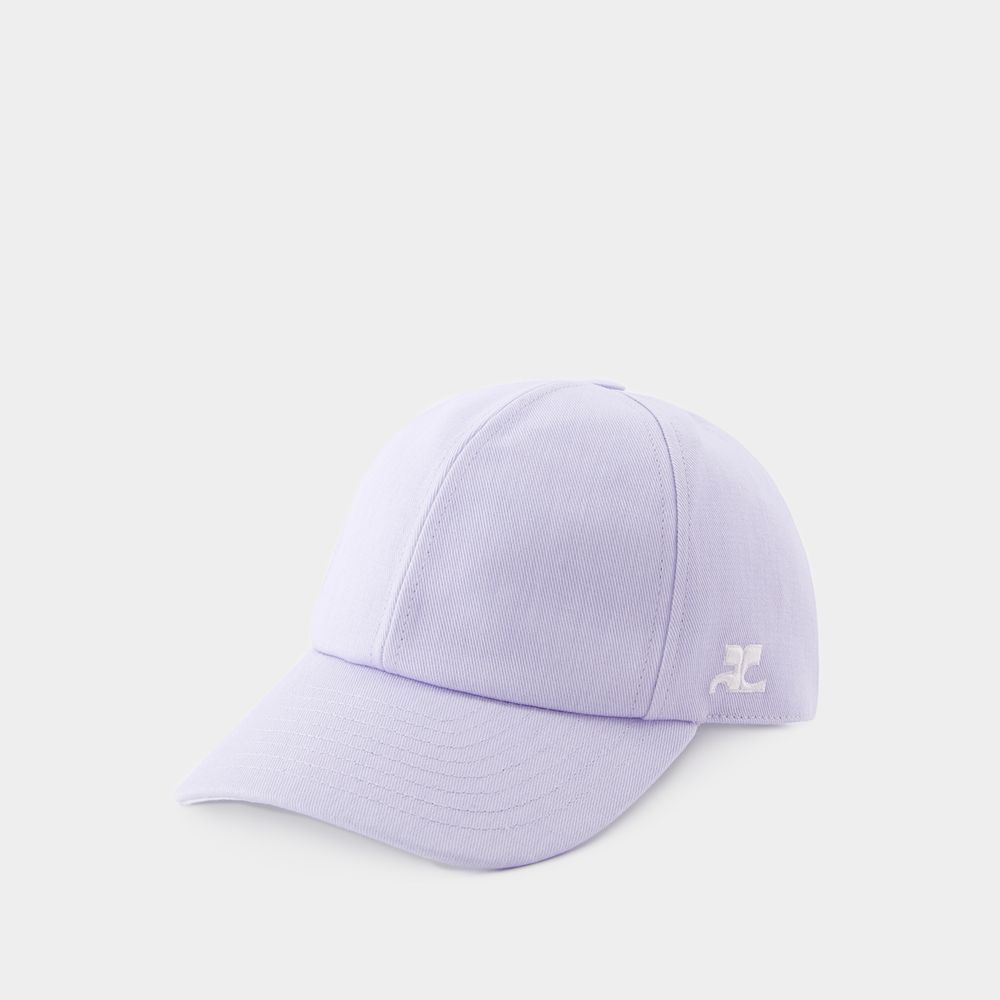 Courrèges Courregès Embroidered Cap In Blue