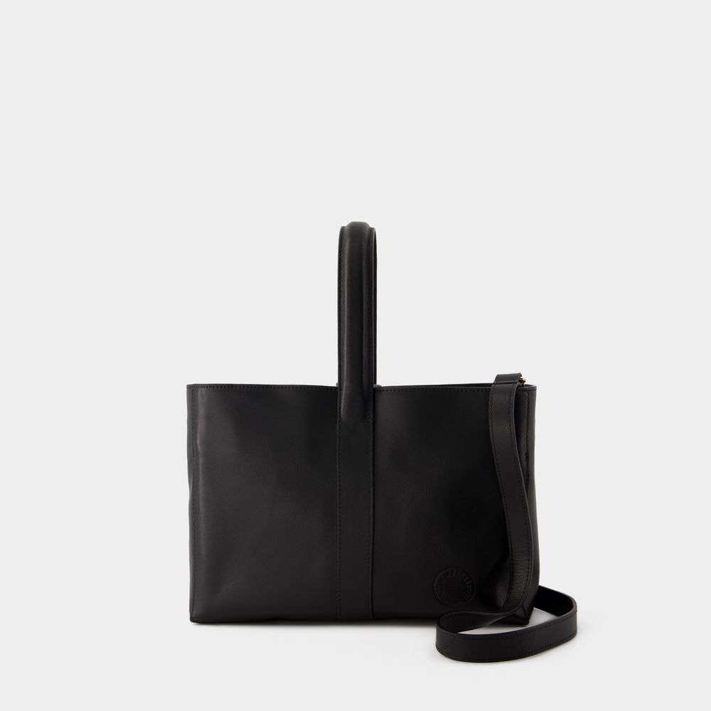 Shop Ines De La Fressange Leonore Bag-  - Leather - Black