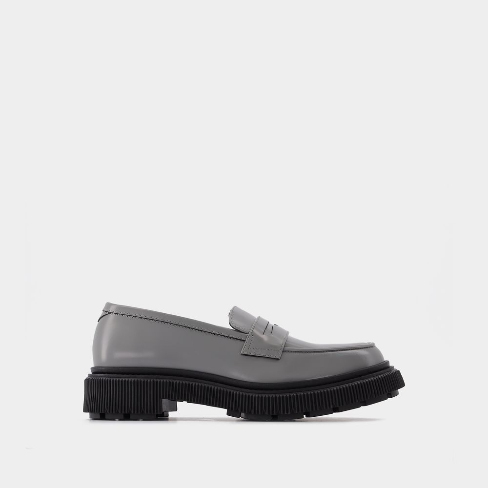 Shop Adieu 159 Loafers In Grey