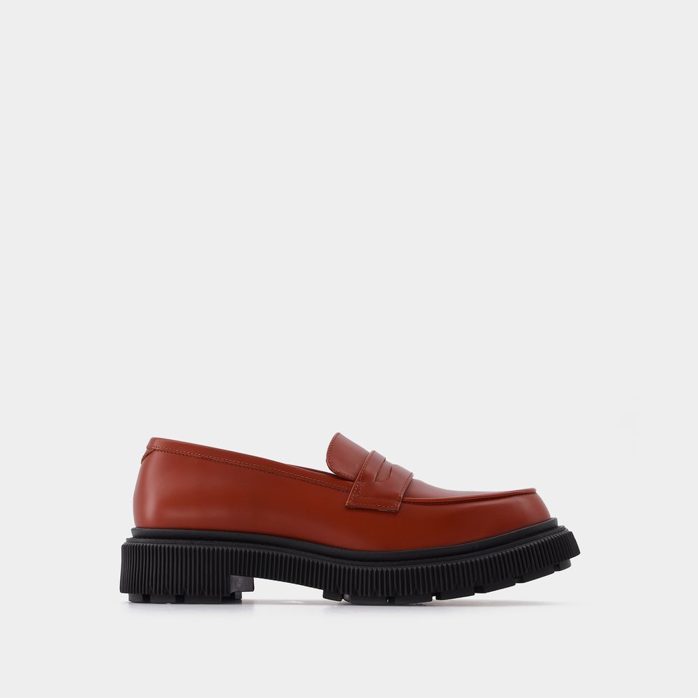 Shop Adieu 159 Loafers In Red