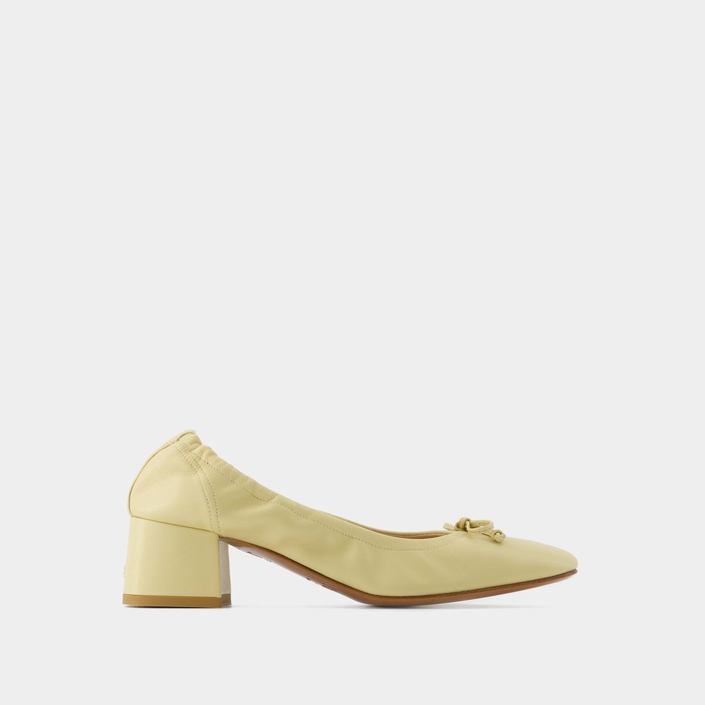 Shop Rouje Escarpins Nicoise -  - Cuir - Beige