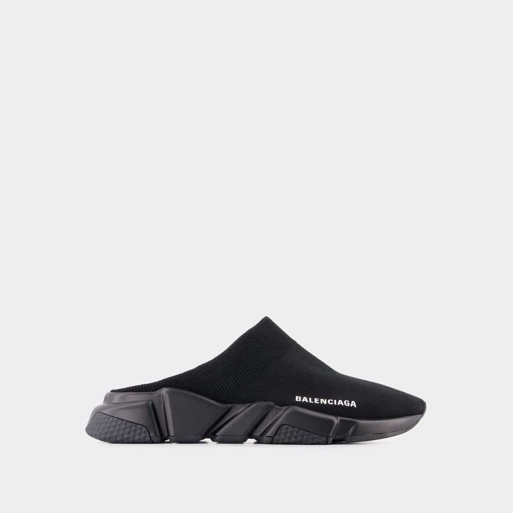 Shop Balenciaga Speed Mule Sneakers -  -  Black