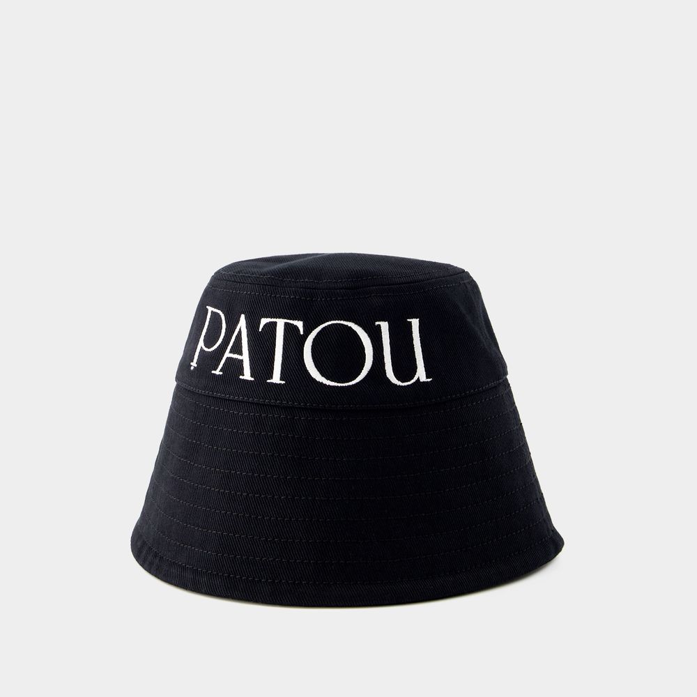 Shop Patou Bucket Hat -  - Cotton - Black