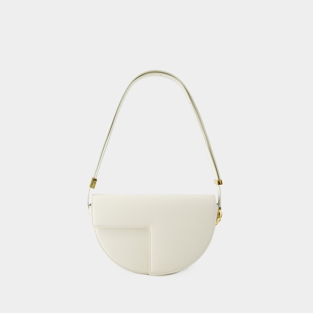 Shop Patou Le  Crossbody -  - Leather - Avalanche In White