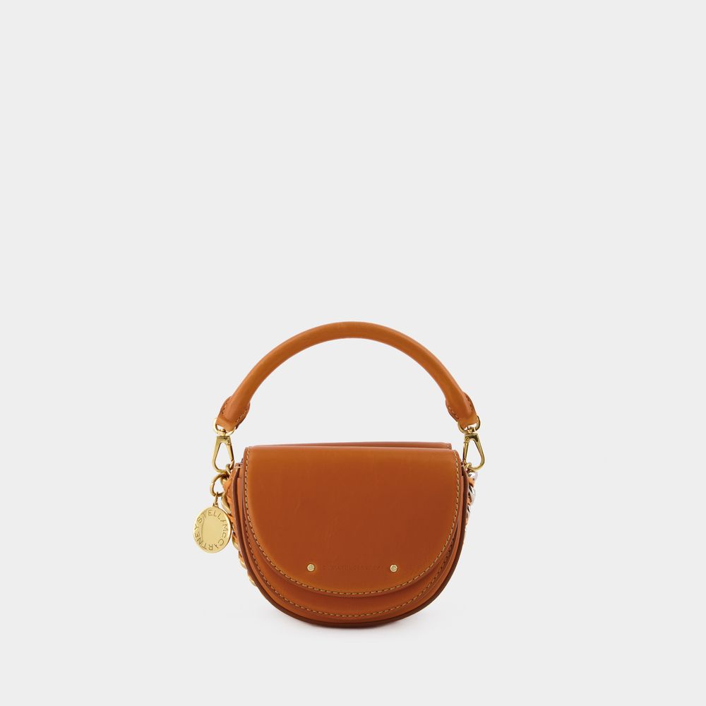 Shop Stella Mccartney Flap Alter Mat Bag -  - Vegan Leather - Brown