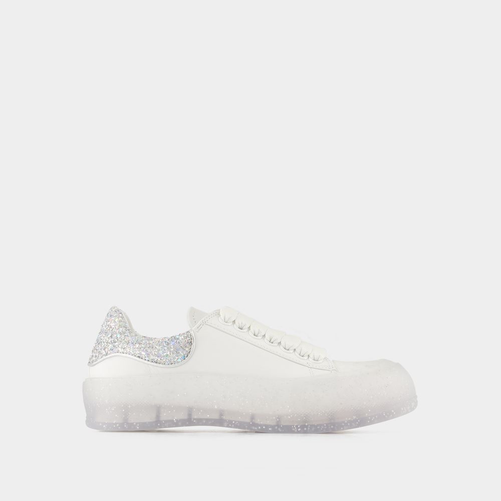 Shop Alexander Mcqueen Sneakers Deck Plimsoll -  - Leder - Weiss In White