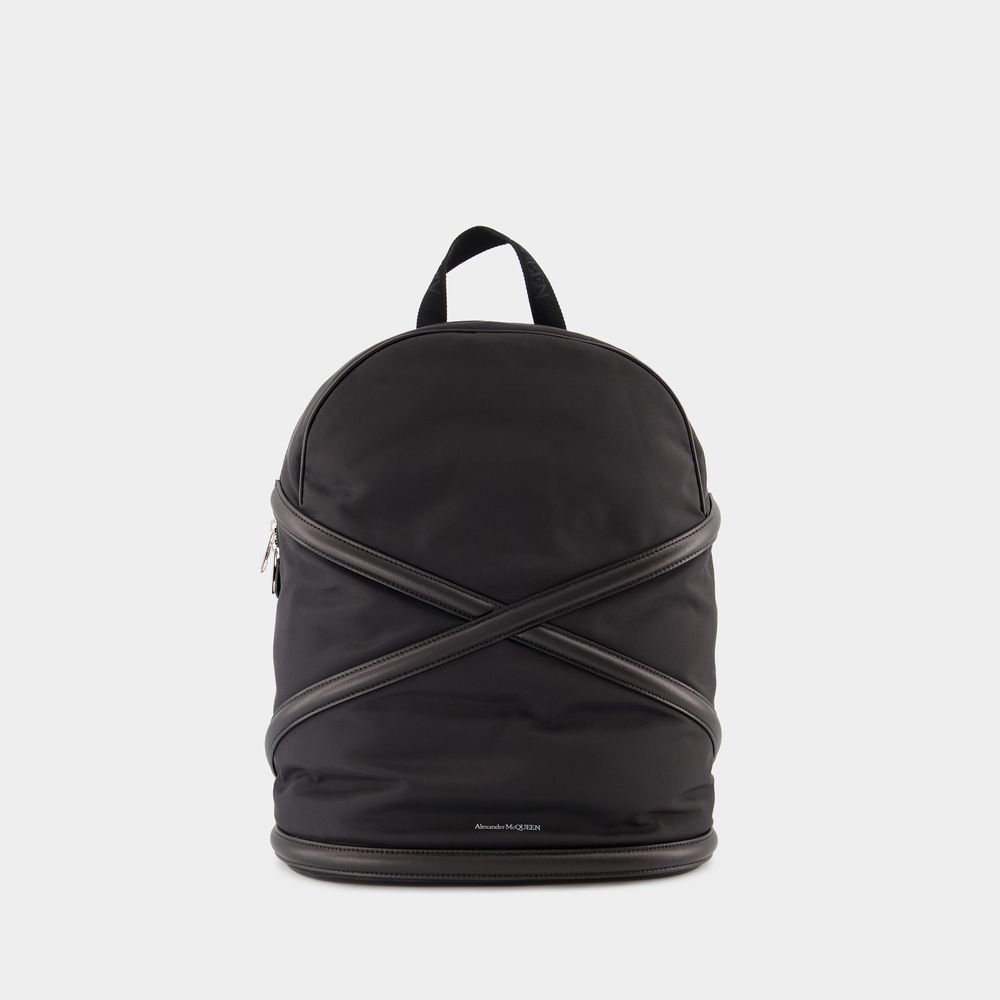 Alexander Mcqueen Backpack -  - Black - Leather