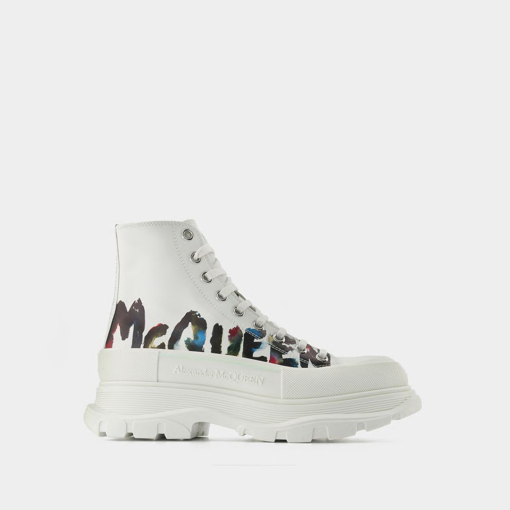 Alexander Mcqueen Tread Slick Sneakers In Multicoloured