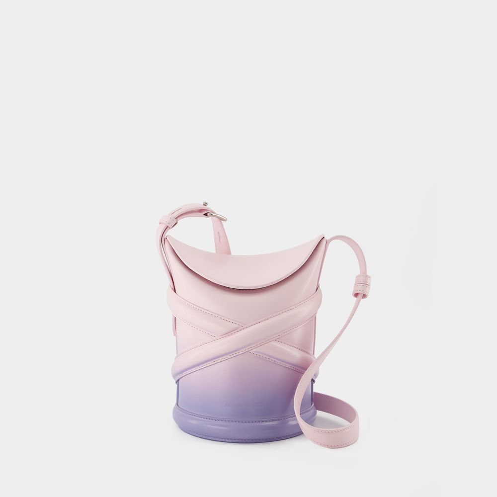 Alexander Mcqueen The Curve Hobo Bag -  -  Lilac/pink - Leather In Multicoloured