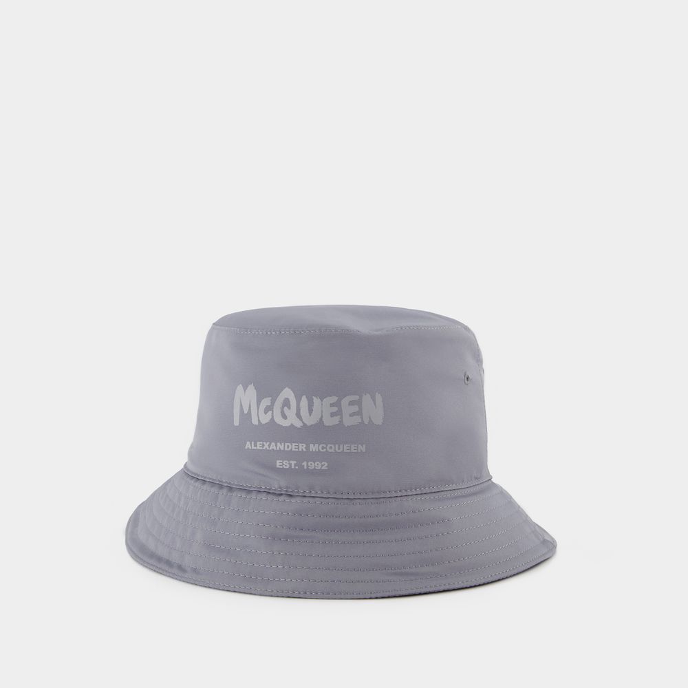 Alexander Mcqueen Bob Tonal Graffiti -  - Synthetisch - Grau In Grey