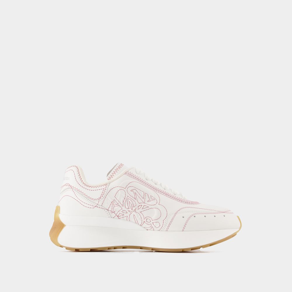 Alexander Mcqueen Oversized Sneakers -  - Multi - Leather In White