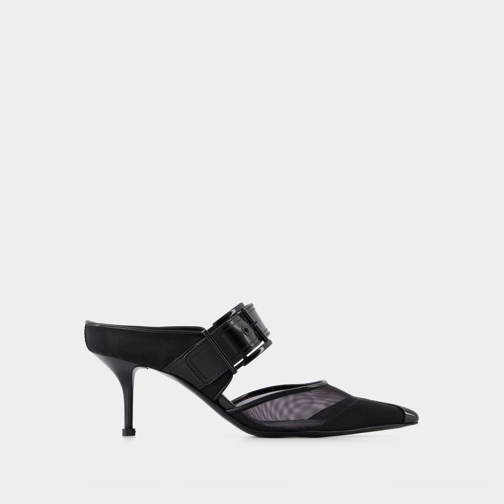 Alexander Mcqueen Flat Shoes -  - Black - Leather
