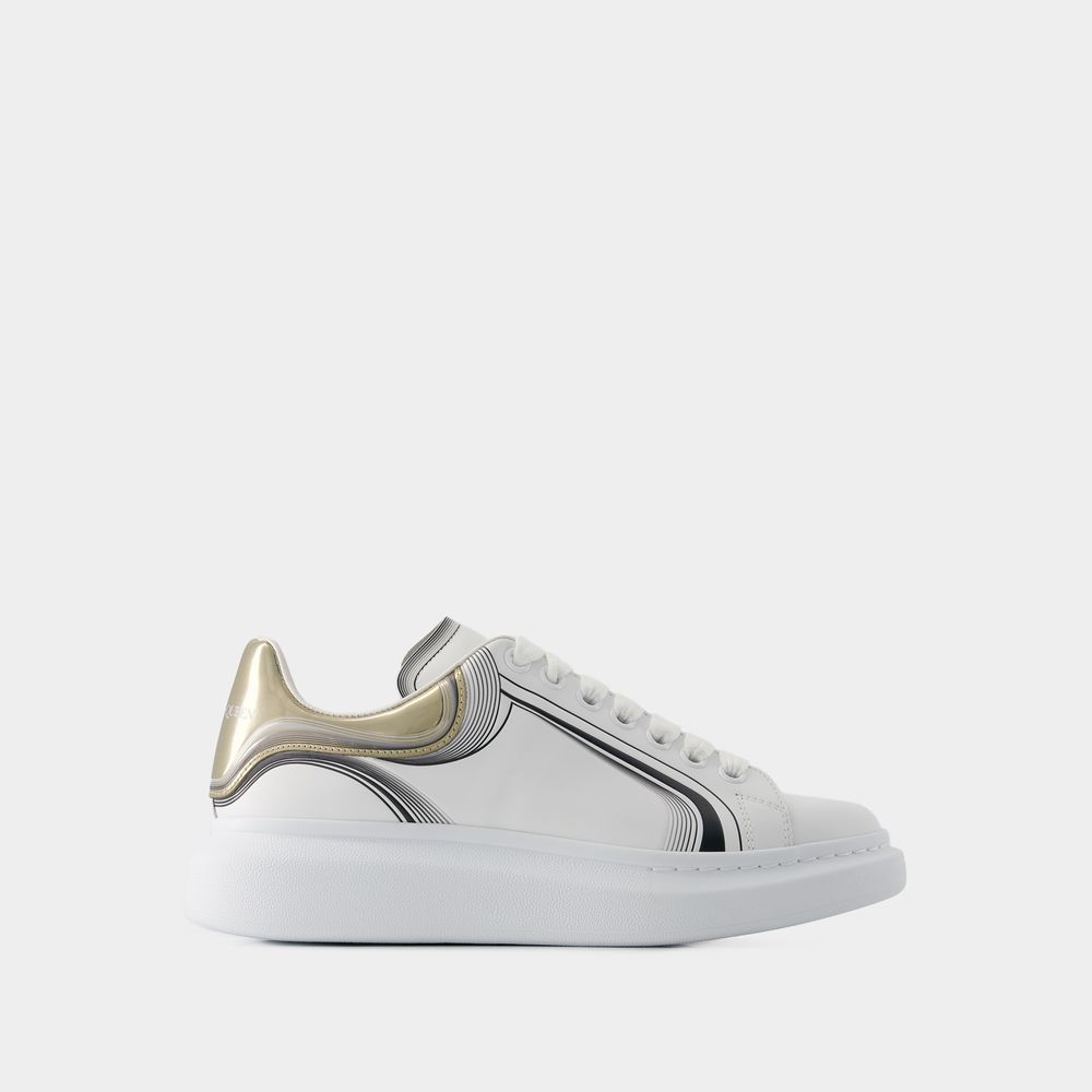 Alexander Mcqueen Oversized Sneakers -  - Leather - White/vanilla