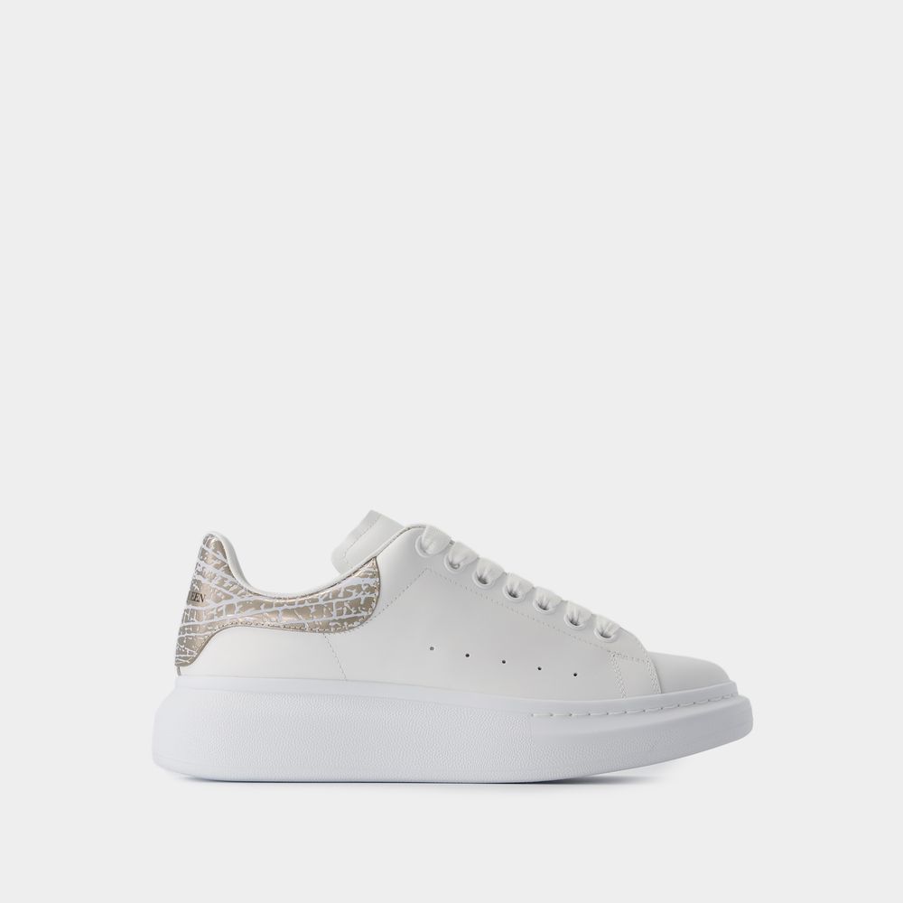 Alexander Mcqueen Oversized Sneakers -  - Multi - Leather In White