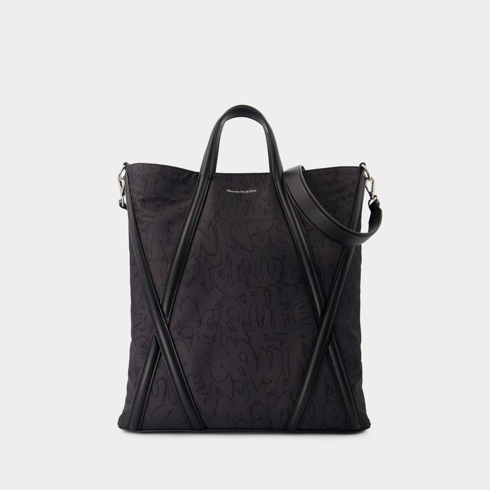 Alexander Mcqueen Harness Shopper Bag -  - Nylon - Black