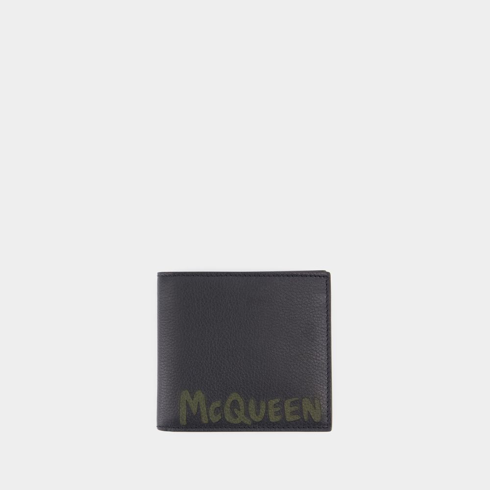Alexander Mcqueen 8cc Coin Purse -  - Leather - Black