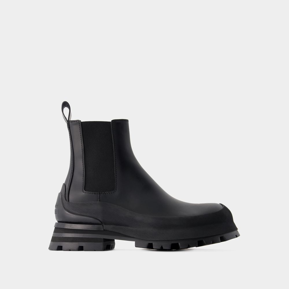 Alexander Mcqueen Wander Stiefeletten -  - Leder - Schwarz In Black