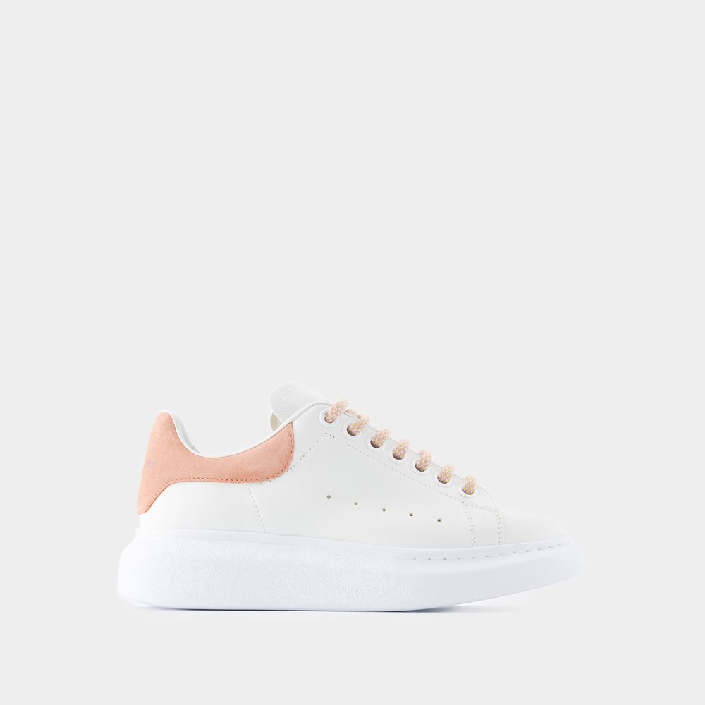 Shop Alexander Mcqueen Oversized Sneakers -  - Leather - White