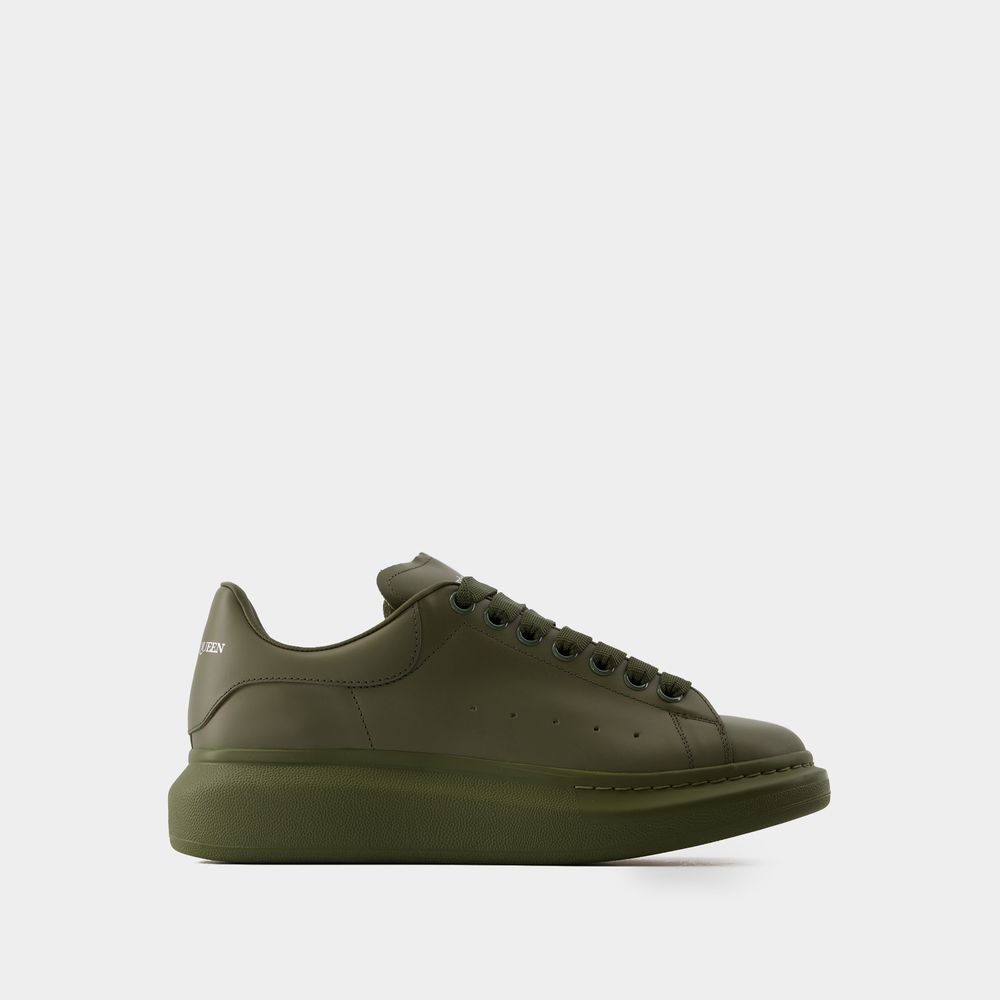 Alexander Mcqueen Sneakers Oversized -  - Cuir - Kaki In Khaki
