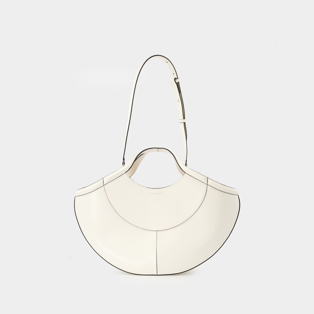Shop Alexander Mcqueen Cove Bag -  - Leather - Ivory In White